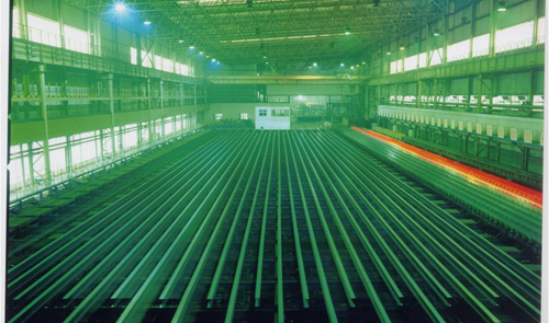 2005年長(zhǎng)城重機(jī)為津西大H型鋼承制的鏈?zhǔn)嚼浯? width=